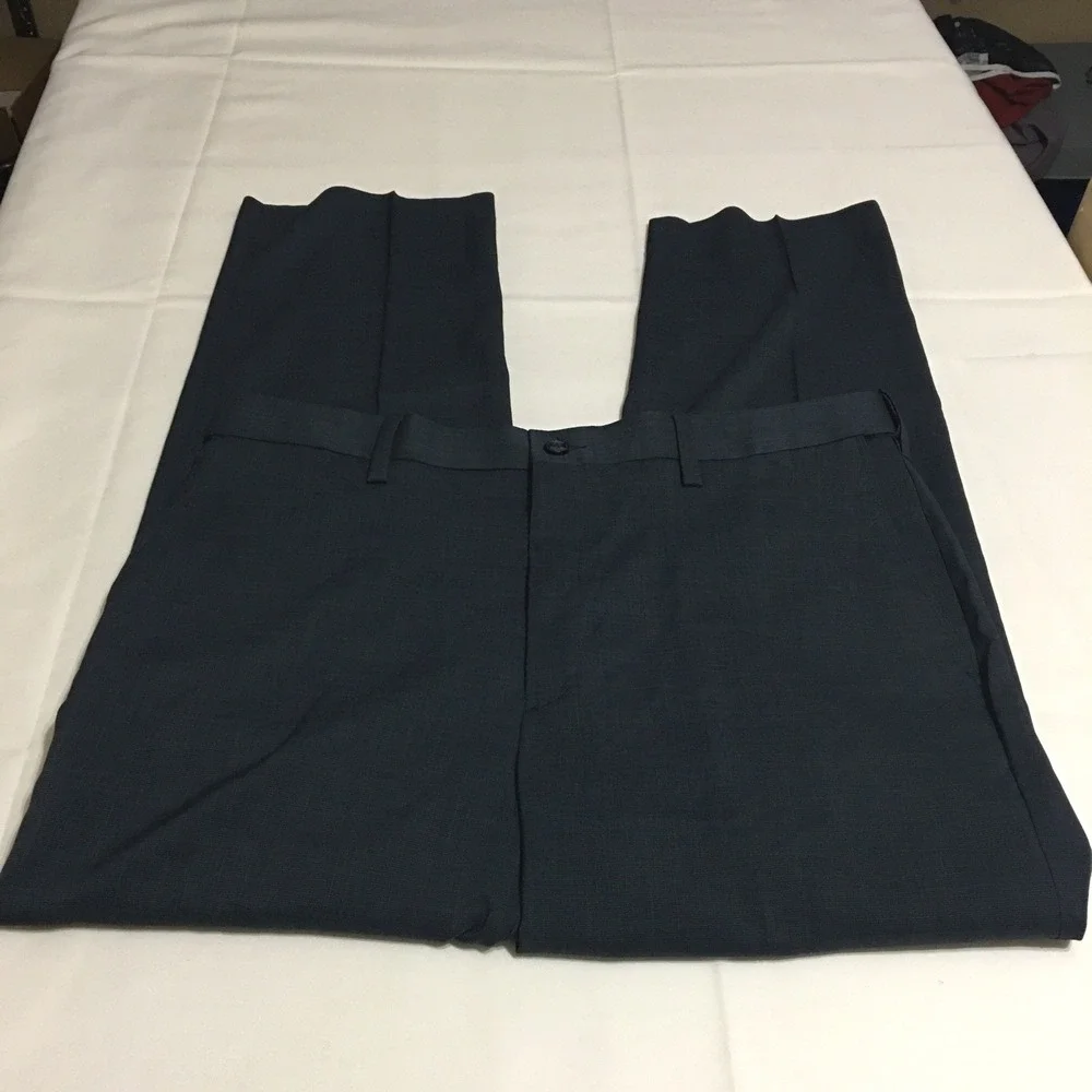 Savane Dress Pants Mens 38x30 Dark Sapphire Stretch Performance NWT $75.00